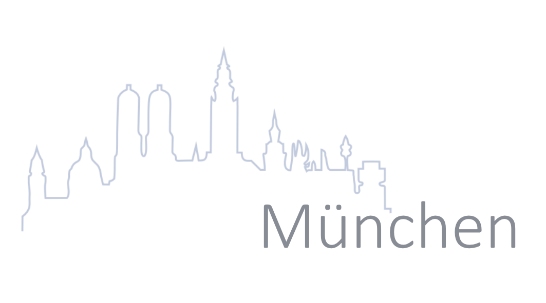 Munich with text Munich Trade Fair