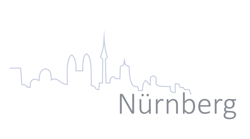 Nuremberg with text Nuremberg Trade Fair